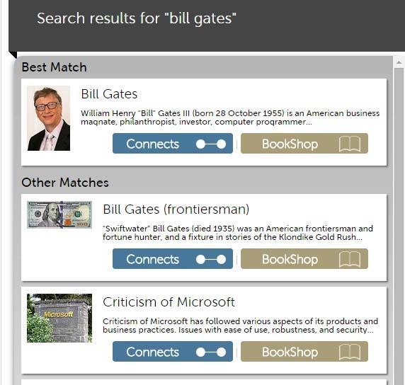 bill gates search