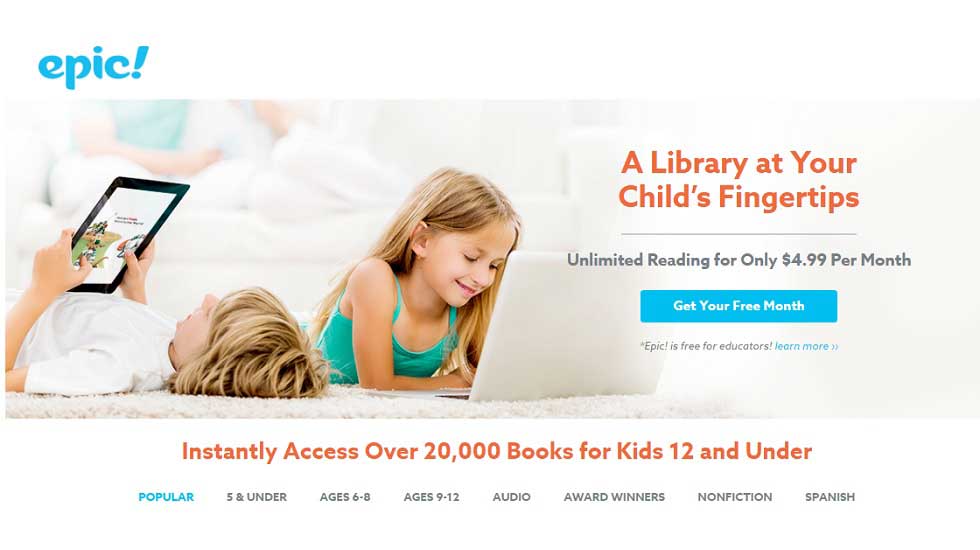 Epic! Explore Unlimited Books for Kids!