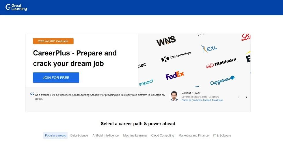 Great Learning Launches CareerPlus For College Students To Prepare & Crack Their Dream Jobs