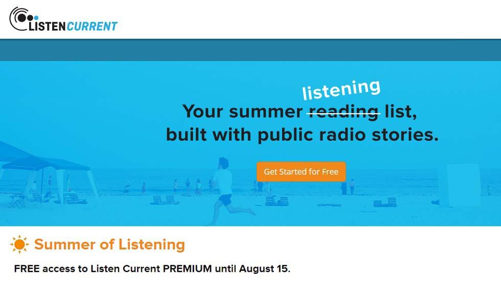 Listen Current Announces FREE Summer Access to Listen Current PREMIUM for all teachers and parents 