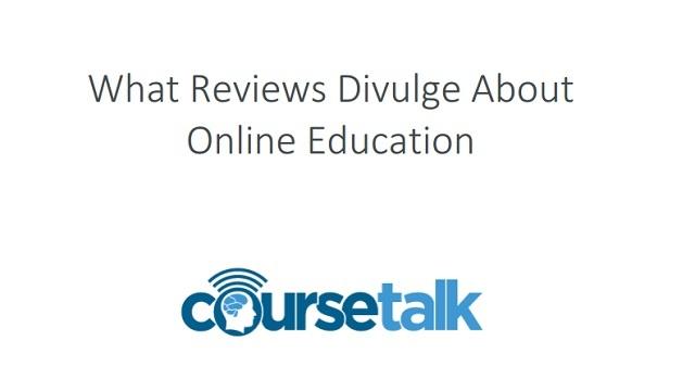 [Report] What Reviews Divulge About Online Education