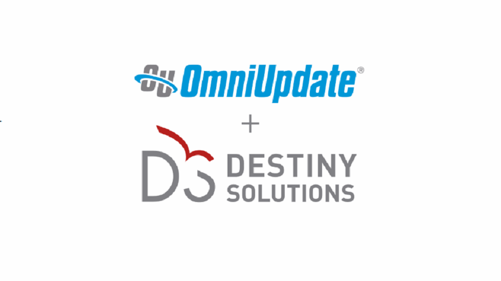 OmniUpdate Destiny Solutions Merge to Expand Offerings to Higher Education Market