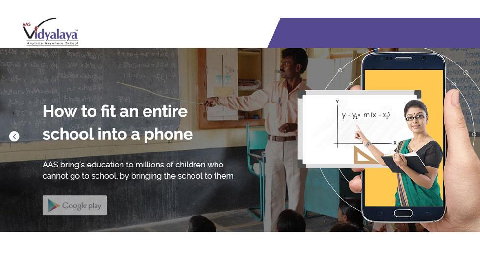 Anytime Anywhere School AAS - A Virtual School Startup to Bring School to Students