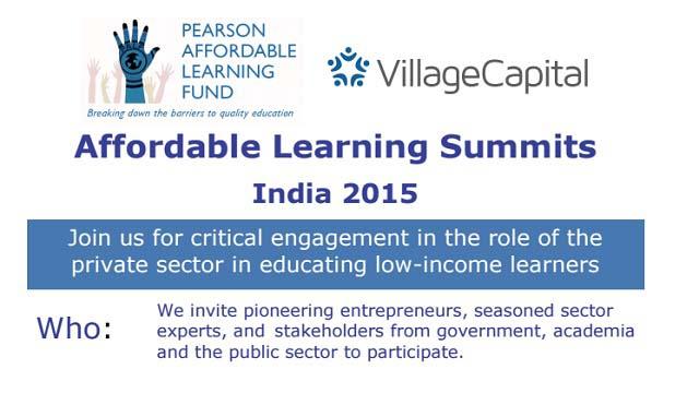 Affordable Learning Summits to Catalyze Education-Focused Entrepreneurship in India