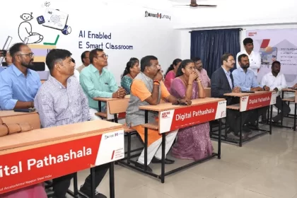 AM/NS India Unveils AI-Enabled Digital Classroom to Enhance Rural Education