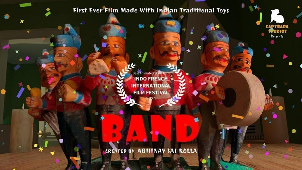 Award-winning Indian animated short film"BAND" featuring traditional toys