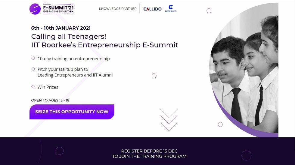 Callido Learning Partners With IIT Roorkees E-Summit To Launch An Entrepreneurship Challenge For School Students