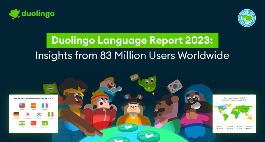 Duolingo Language Report 2023 Insights from 83 Million Users Worldwide