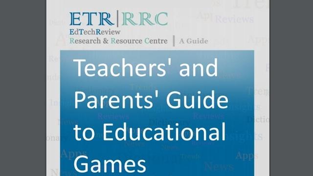 Teachers' and Parents' Guide to Educational Games
