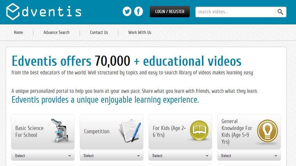 Edventis Brings 70,000+ Educational Videos and More for Students Worldwide