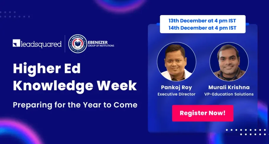 Higher Ed Knowledge Week Preparing for the year to come