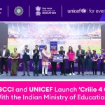 ICC BCCI and UNICEF Launch Criiio 4 Good With the Indian Ministry of Education