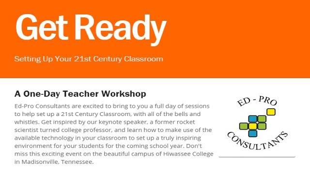 Event Setting Up Your 21st Century Classroom