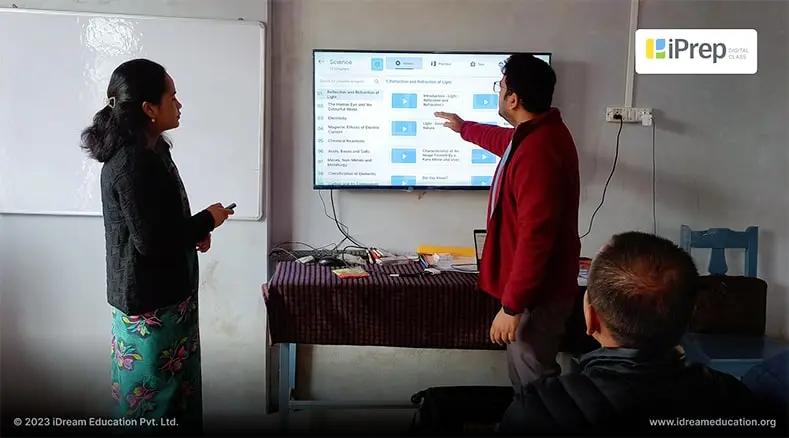 Smart Class Teacher Training in Schools of East Jaintia Hills Meghaya by iDream Education