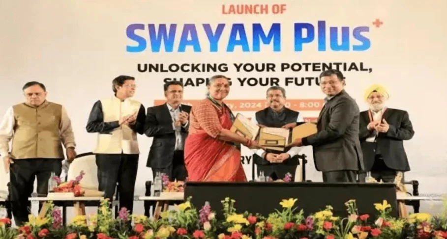 Union Education Minister Unveils SWAYAM Plus Platform Operated by IIT Madras