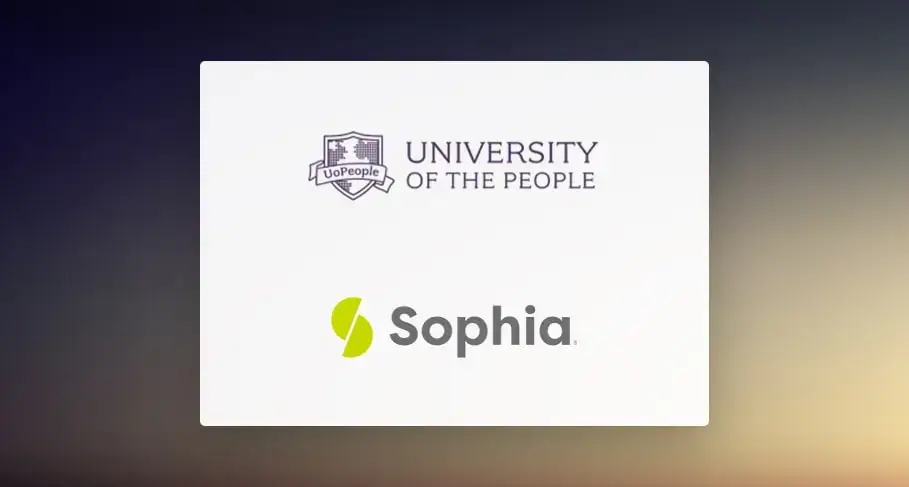 University of the People Partners With Sophia Learning to Offer Low-Cost Pathways to Degree Attainment