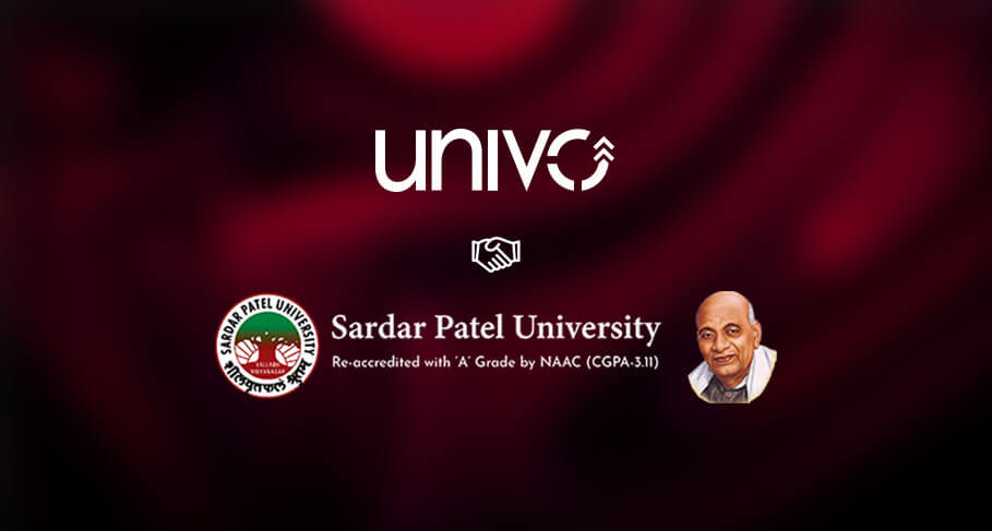 UNIVO Collaborates With Sardar Patel University to Enable Online Certification Programmes