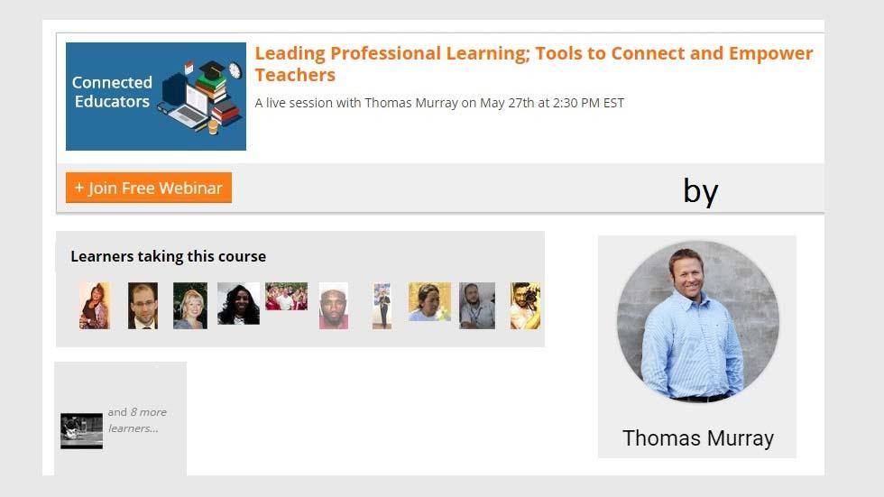 Tom Murray to Share Insights on Leading Professional Learning