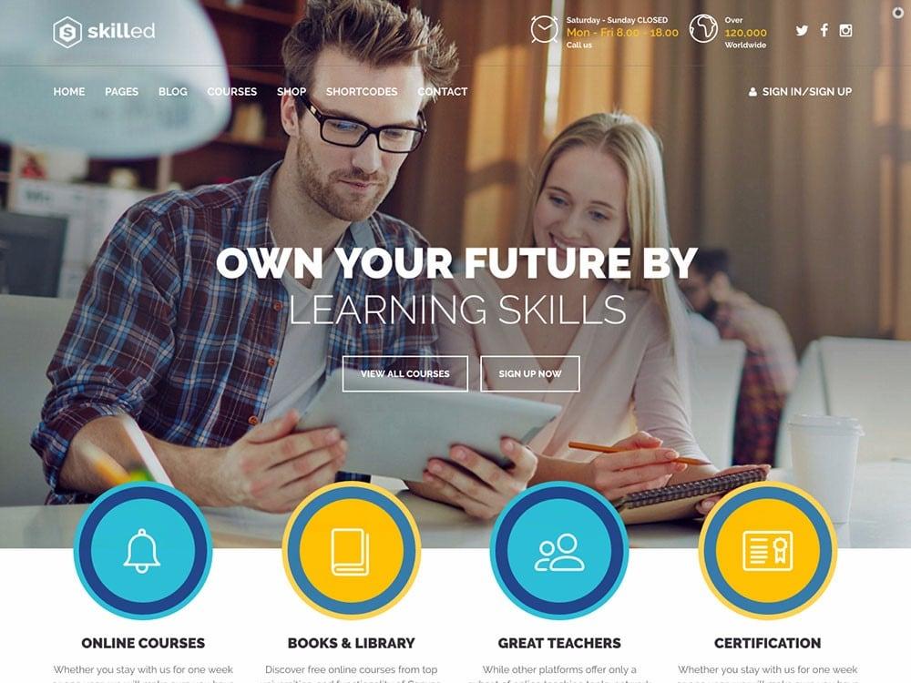 4 Neat and Functional WordPress Themes for Online Courses